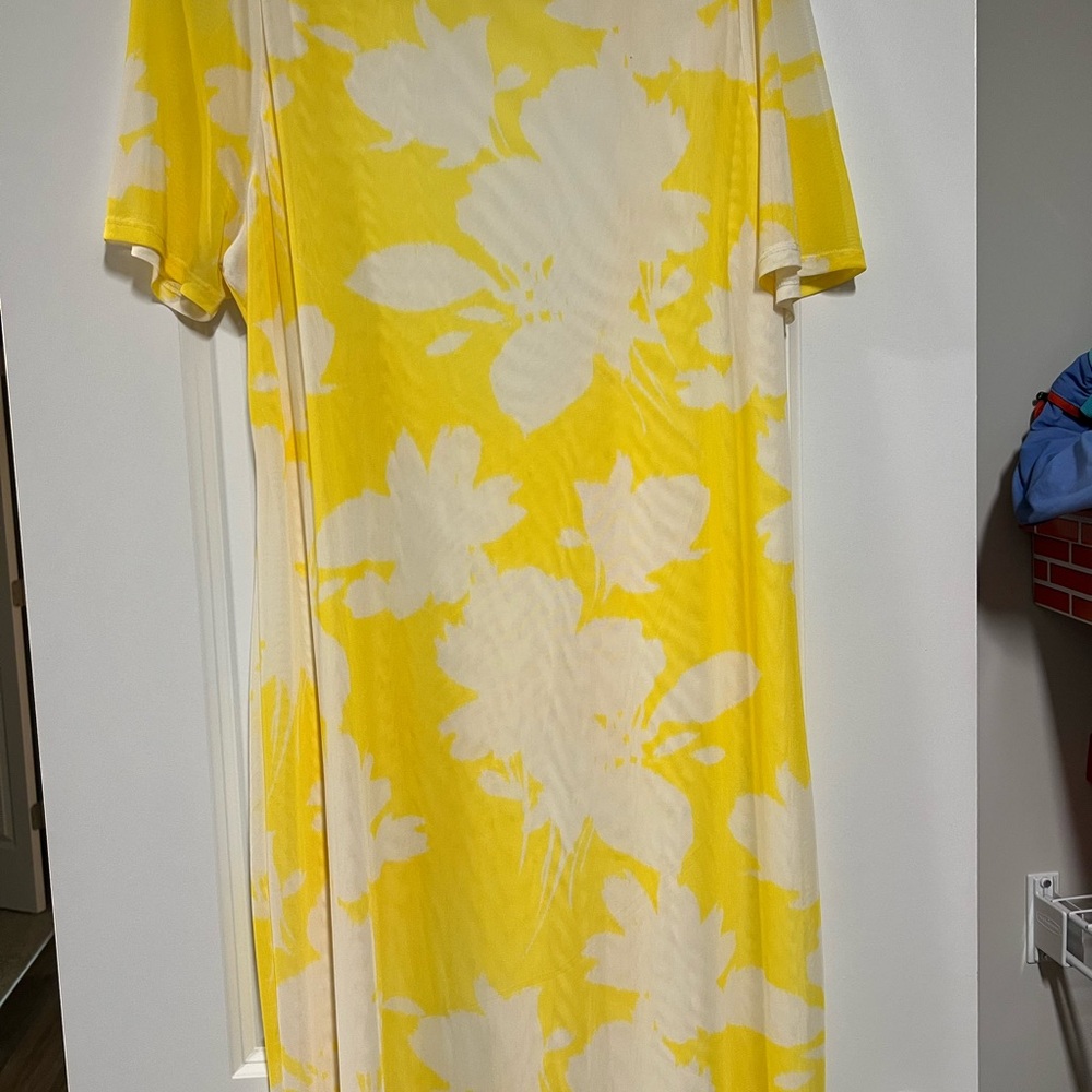Yellow Floral Dress